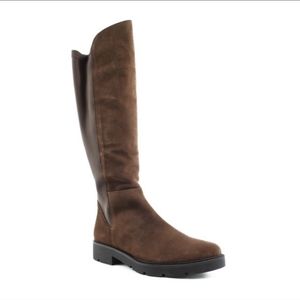 Calf high boots brown size 40